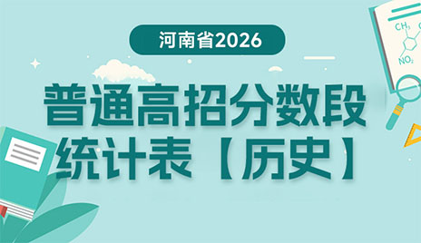 2026年河南省普通高招分数段统计表(历史类) 