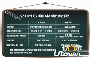 2016年佛山中考采用省题考试科目要求未变
